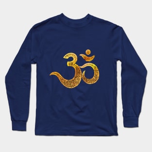 Sacred golden OM Long Sleeve T-Shirt